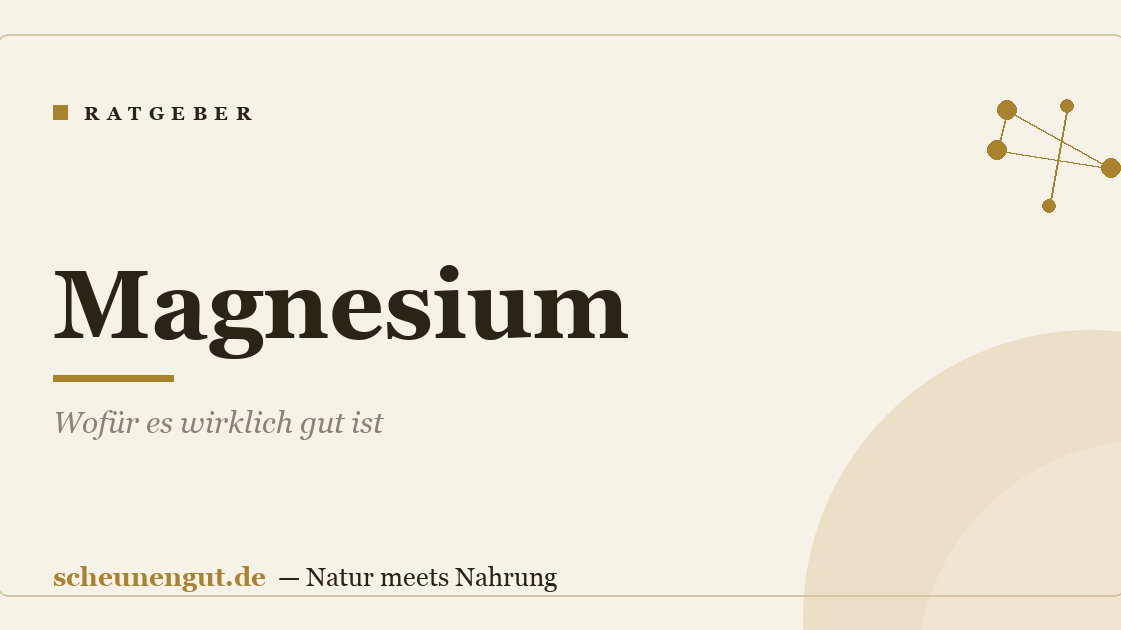 Magnesium: Wofür es wirklich gut ist