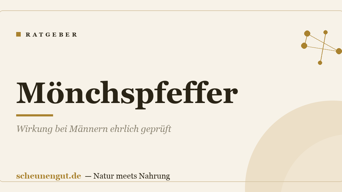Mönchspfeffer: Wirkung bei Männern ehrlich geprüft