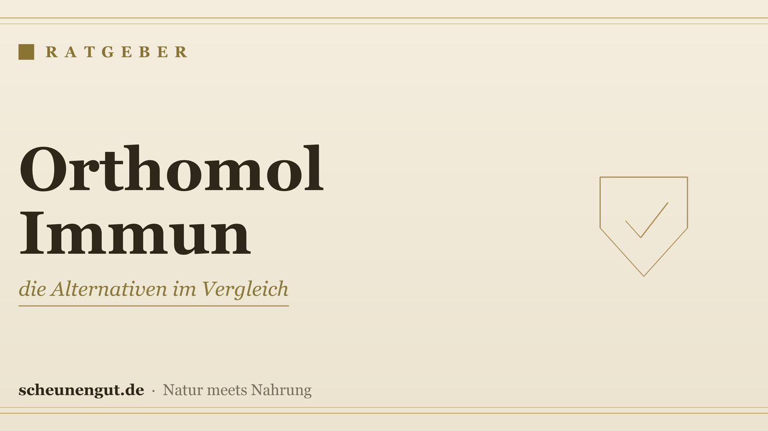 Orthomol Immun: die Alternativen im Vergleich