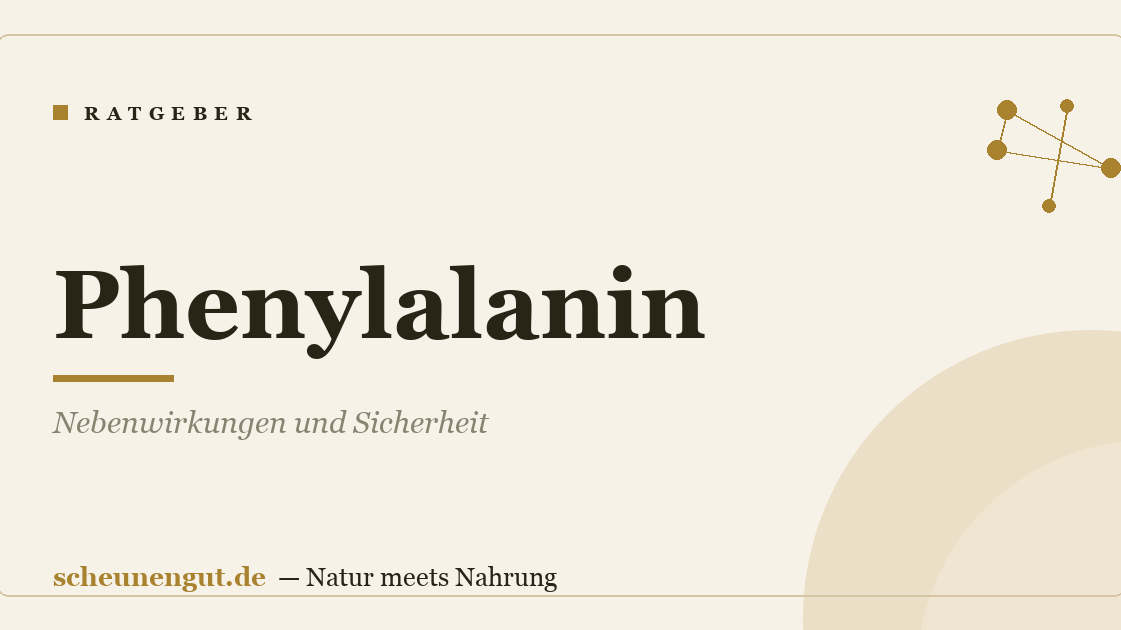 Phenylalanin: Nebenwirkungen und Sicherheit