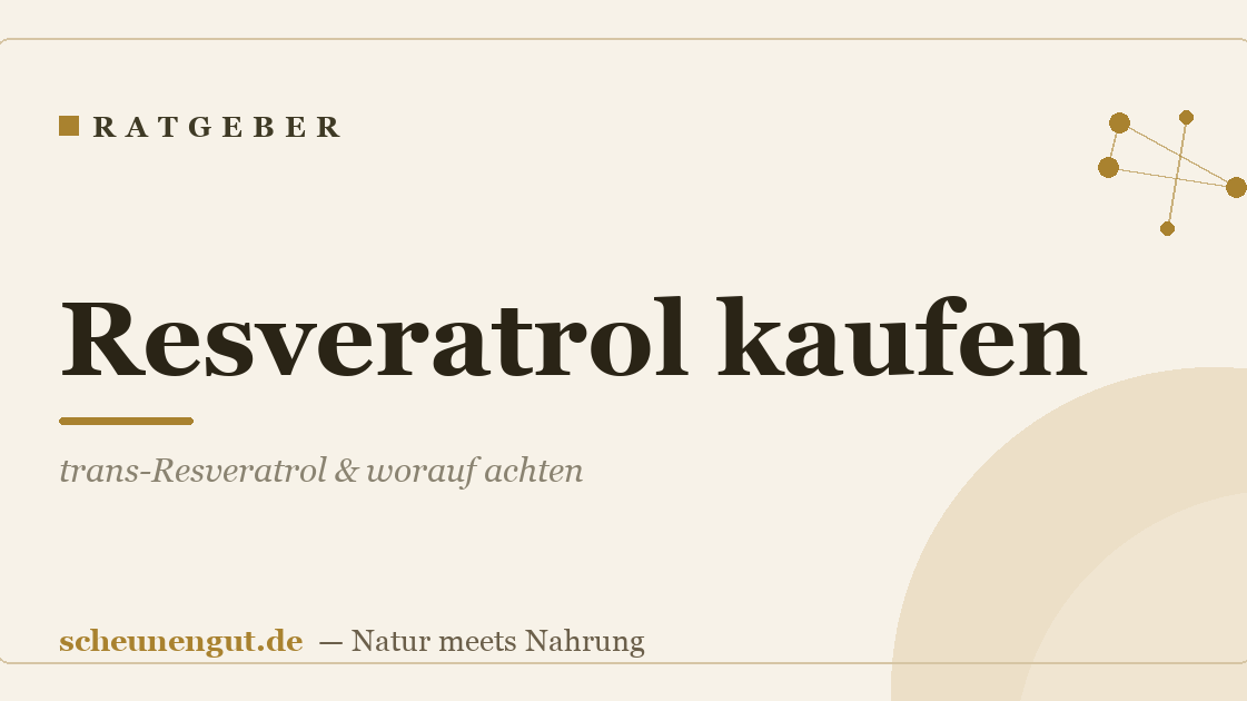 Resveratrol kaufen: trans-Resveratrol & worauf achten
