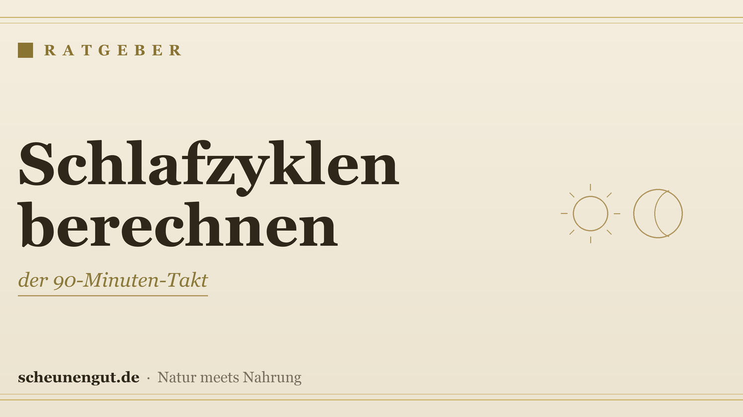 Schlafzyklen berechnen: der 90-Minuten-Takt
