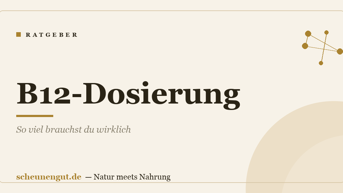 B12-Dosierung: So viel brauchst du wirklich