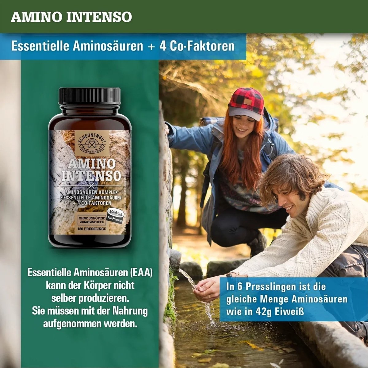 Alle essentiellen Aminosäuren und 4 Co - Faktoren im Komplex Scheunengut - Shop