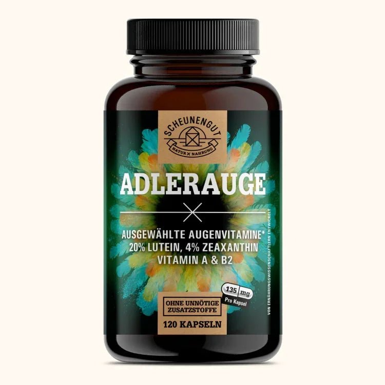 Ausgewählte Augenvitamine mit Lutein, Zeaxanthin und Vitamin A Scheunengut - Shop