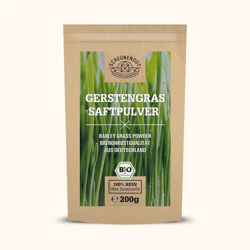 Ausgezeichnetes Gerstengrassaft Pulver (Barley Grass Juice) aus den USA Scheunengut - Shop