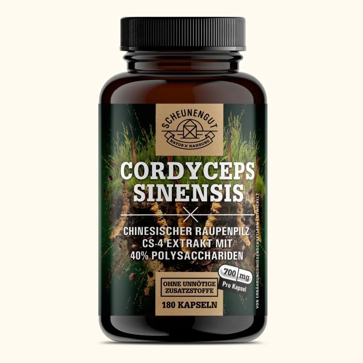 Chinesischer Raupenpilz CS - 4 Extrakt mit 40% bioaktiven Polysacchariden Scheunengut - Shop