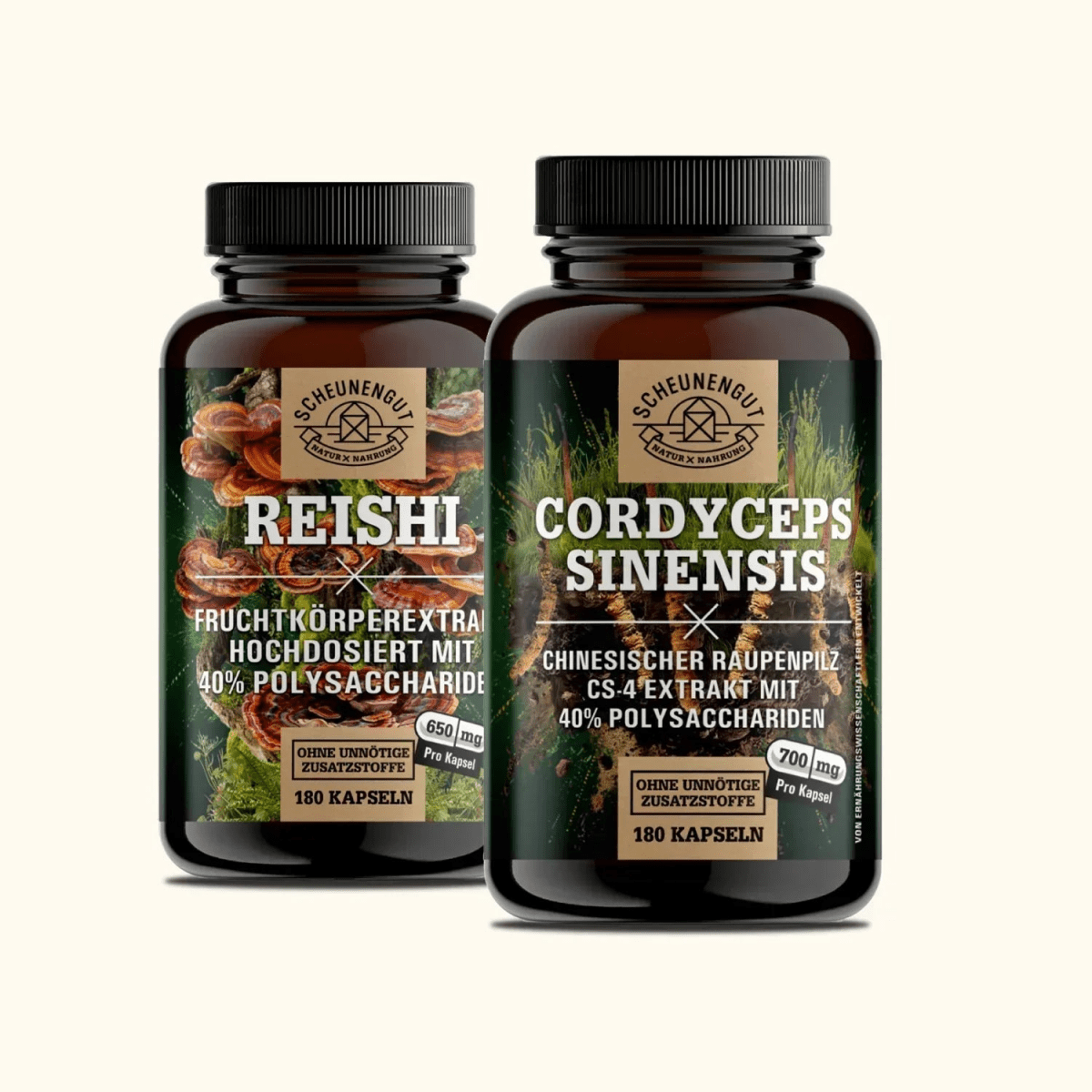 Cordyceps und Reishi Scheunengut - Shop