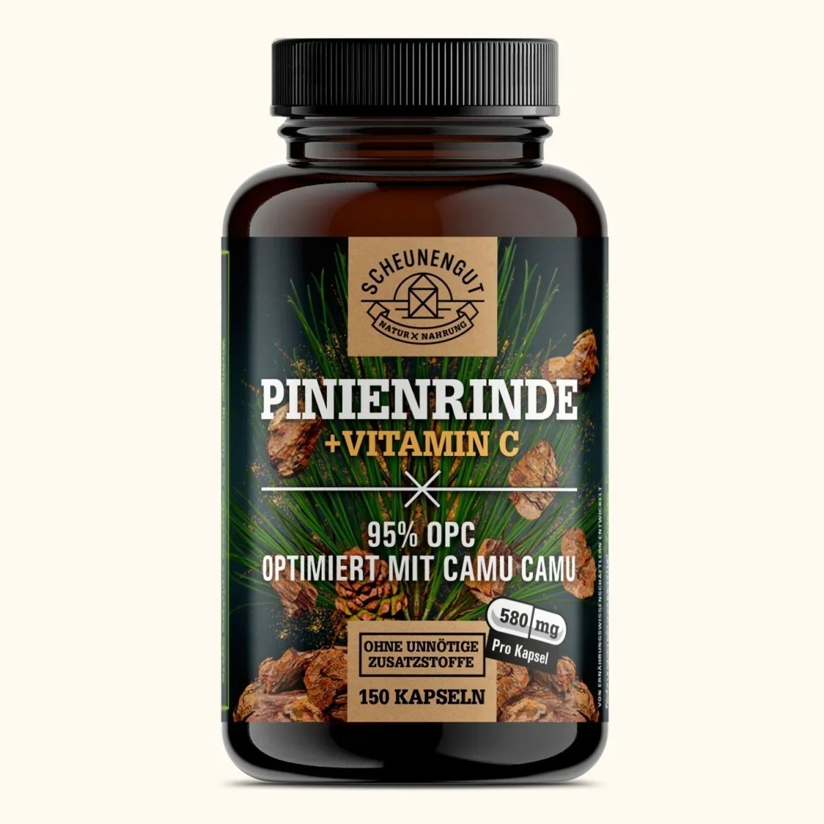 Französische Meereskiefer hochdosiert 25:1 mit 95% OPC und Vitamin C Scheunengut - Shop