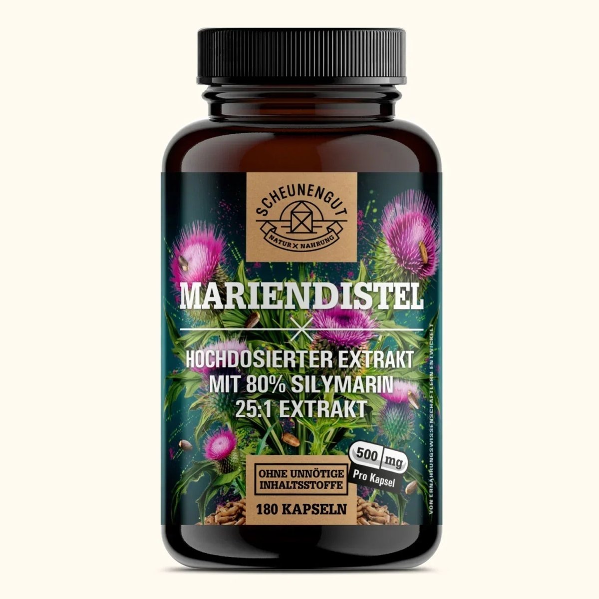 Griechischer Extrakt hochdosiert 25:1 mit 80% Silymarin Scheunengut - Shop