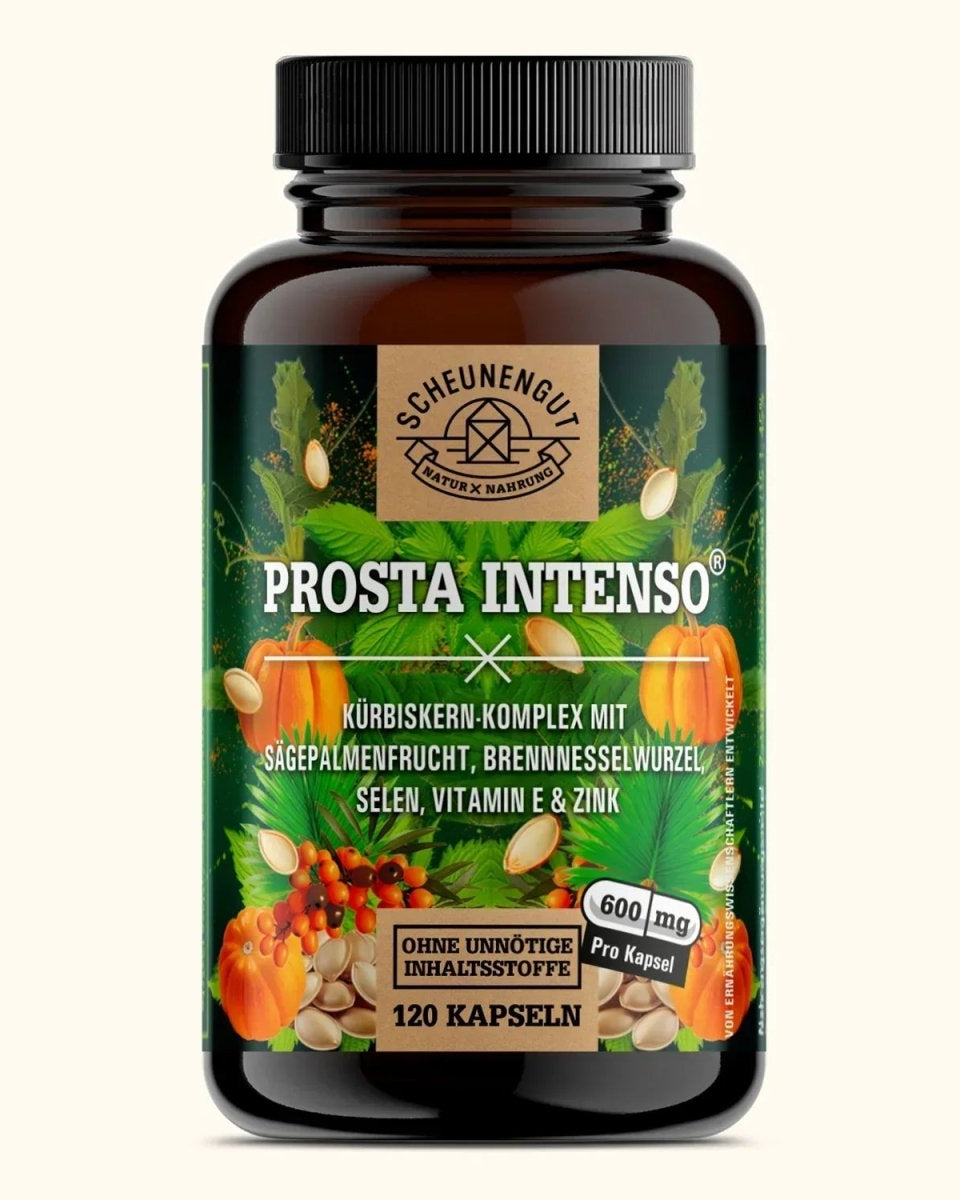 Kürbiskern - Komplex mit Sägepalmenfrucht, Brennnesselwurzel, Selen uvm. Scheunengut - Shop