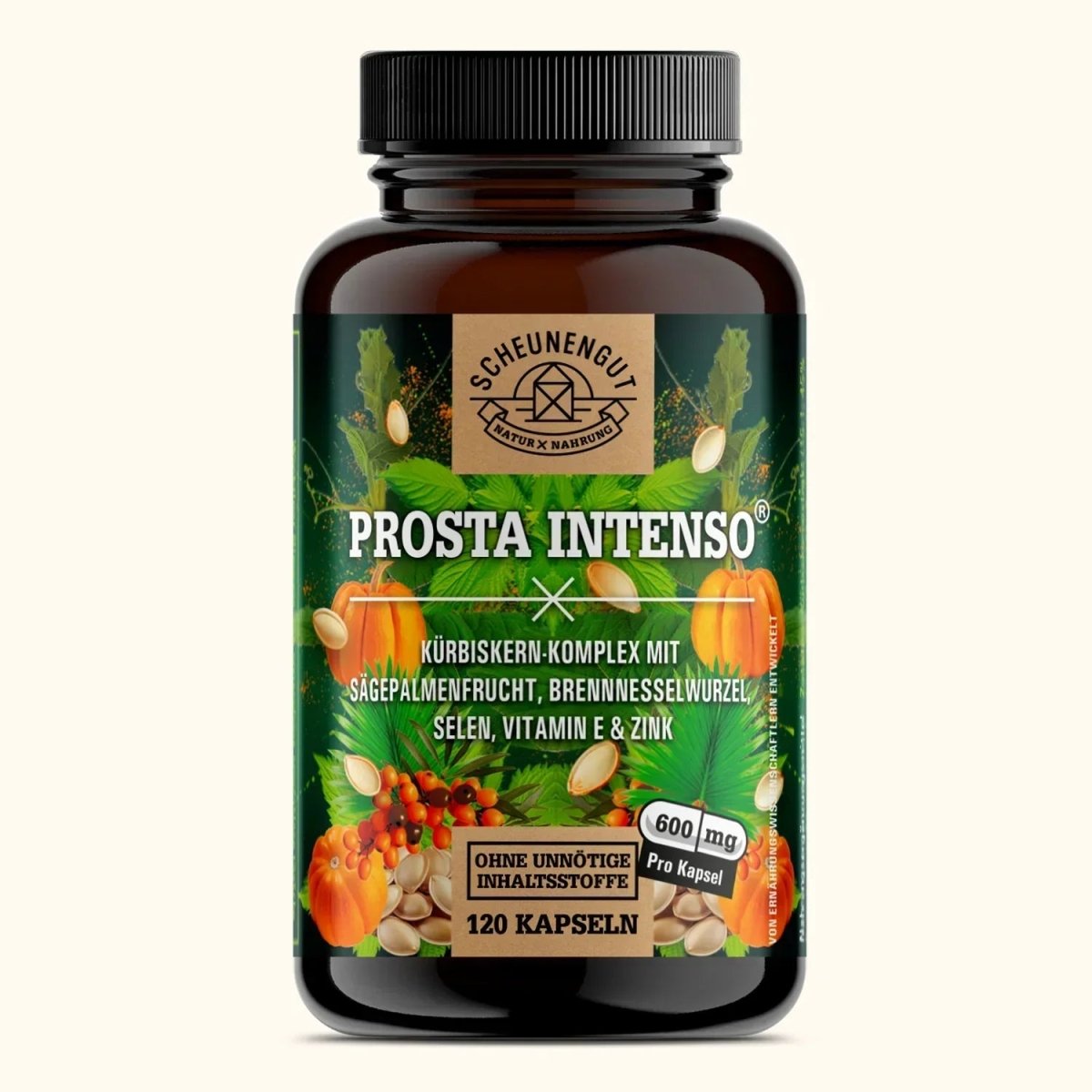 Kürbiskern - Komplex mit Sägepalmenfrucht, Brennnesselwurzel, Selen uvm. Scheunengut - Shop
