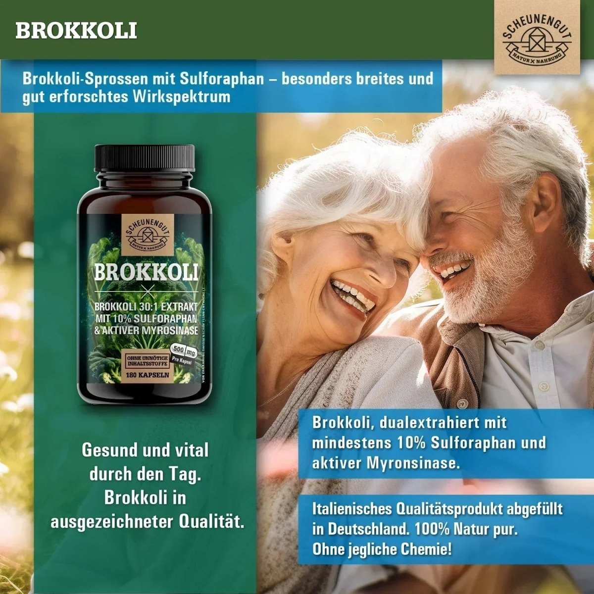 Natürliche Sulforaphan Quelle (mindestens 10%) mit aktiver Myrosinase Scheunengut - Shop