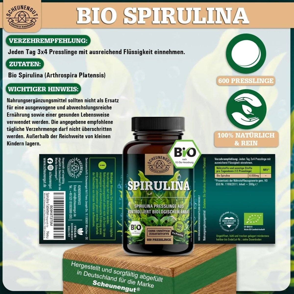 Presslinge aus kontrolliertem Anbau in Darwin, Australien Scheunengut - Shop