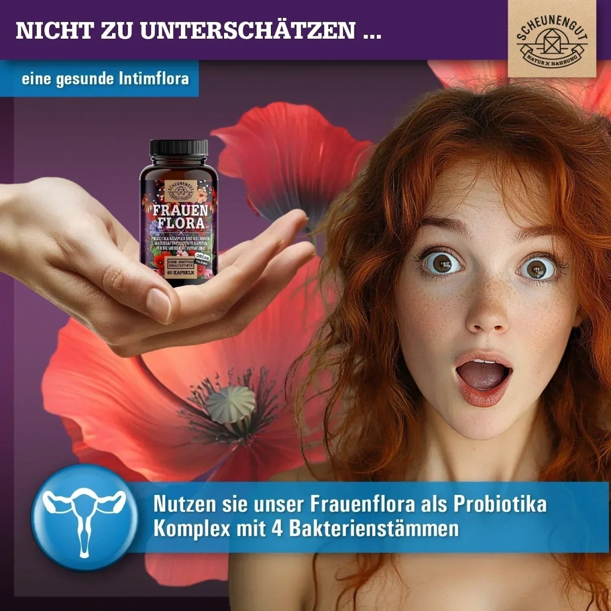 Probiotika Komplex für die weibliche Intimflora mit 40 Mrd. KBE/Tag Scheunengut - Shop