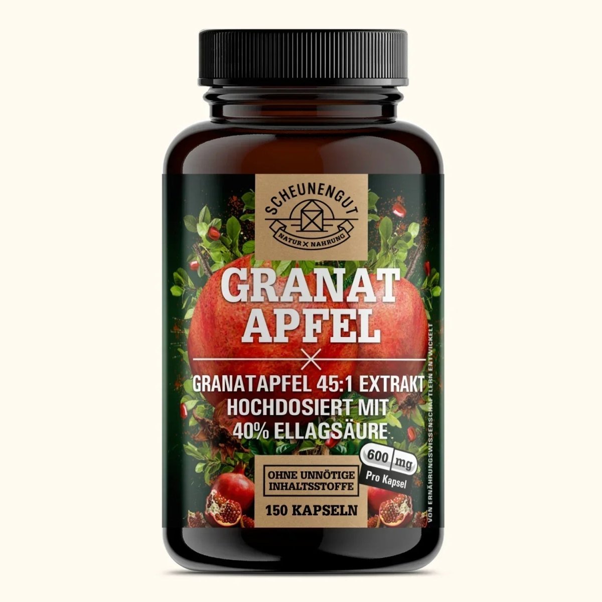 Spanischer Extrakt hochdosiert 45:1 mit 40% Ellagsäure Scheunengut - Shop