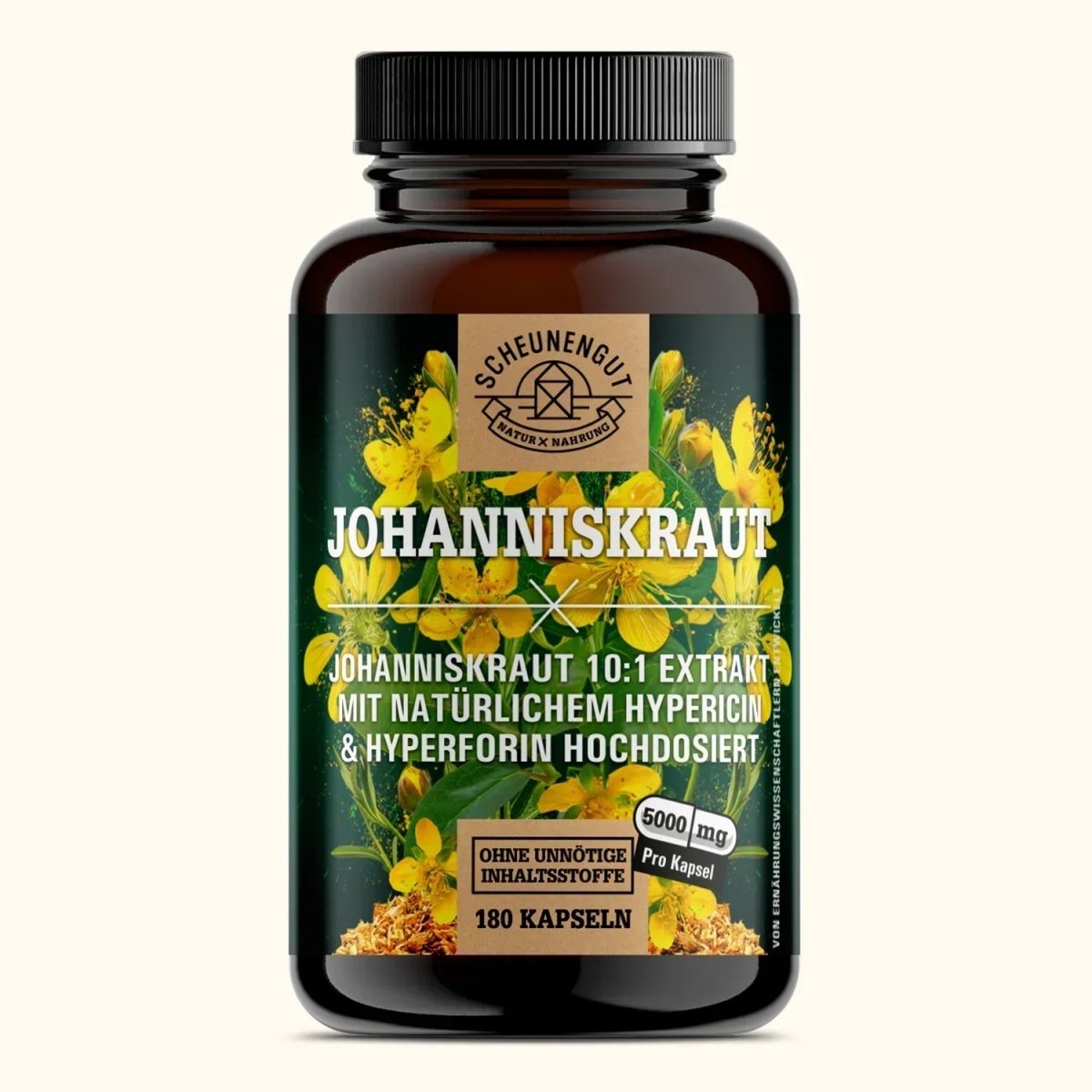 St John's Wort Extrakt hochdosiert 10:1 mit Hypericin & Hyperforin Scheunengut - Shop