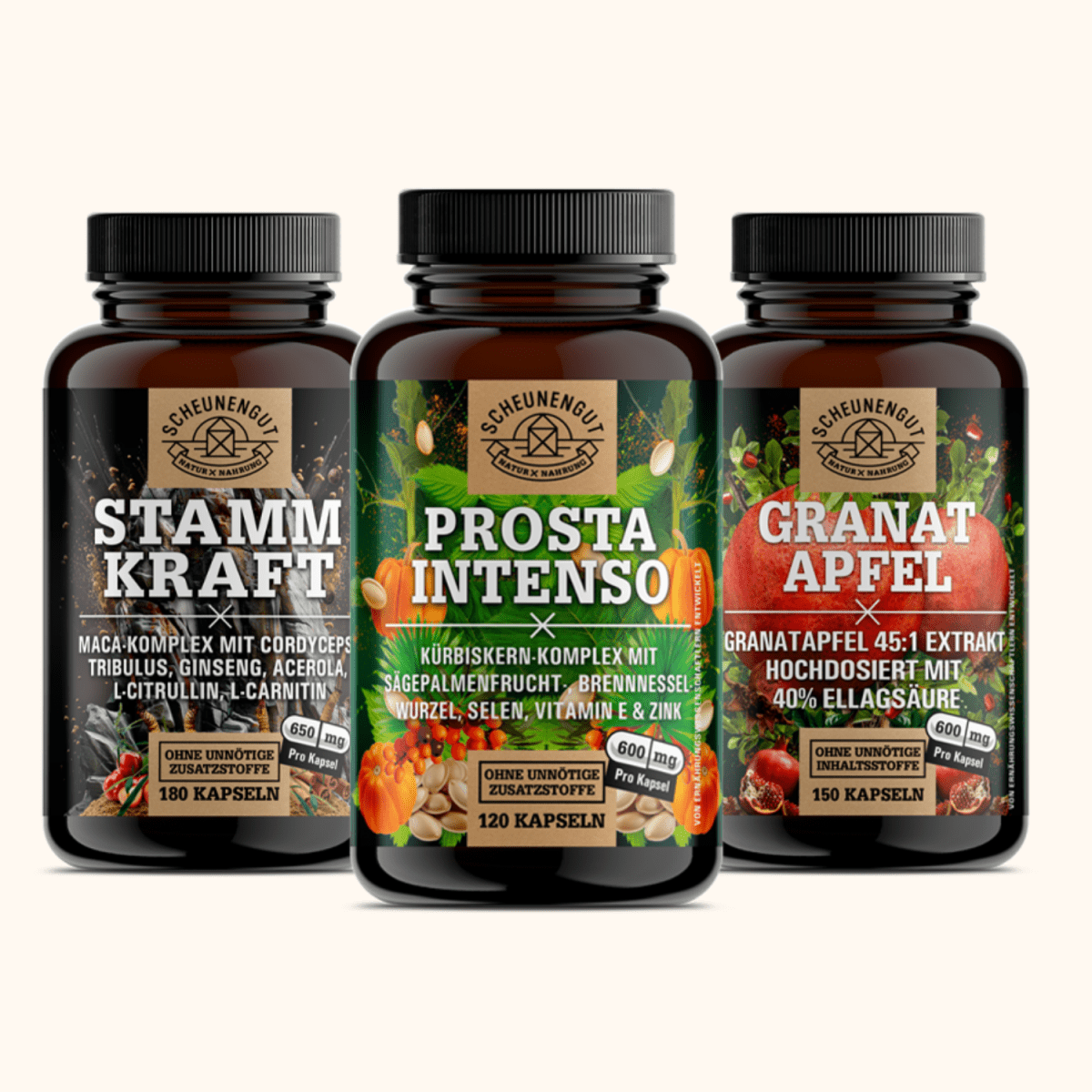 Stark. Vital. Männlich. – Das 3er - Set für Männergesundheit Scheunengut Shop