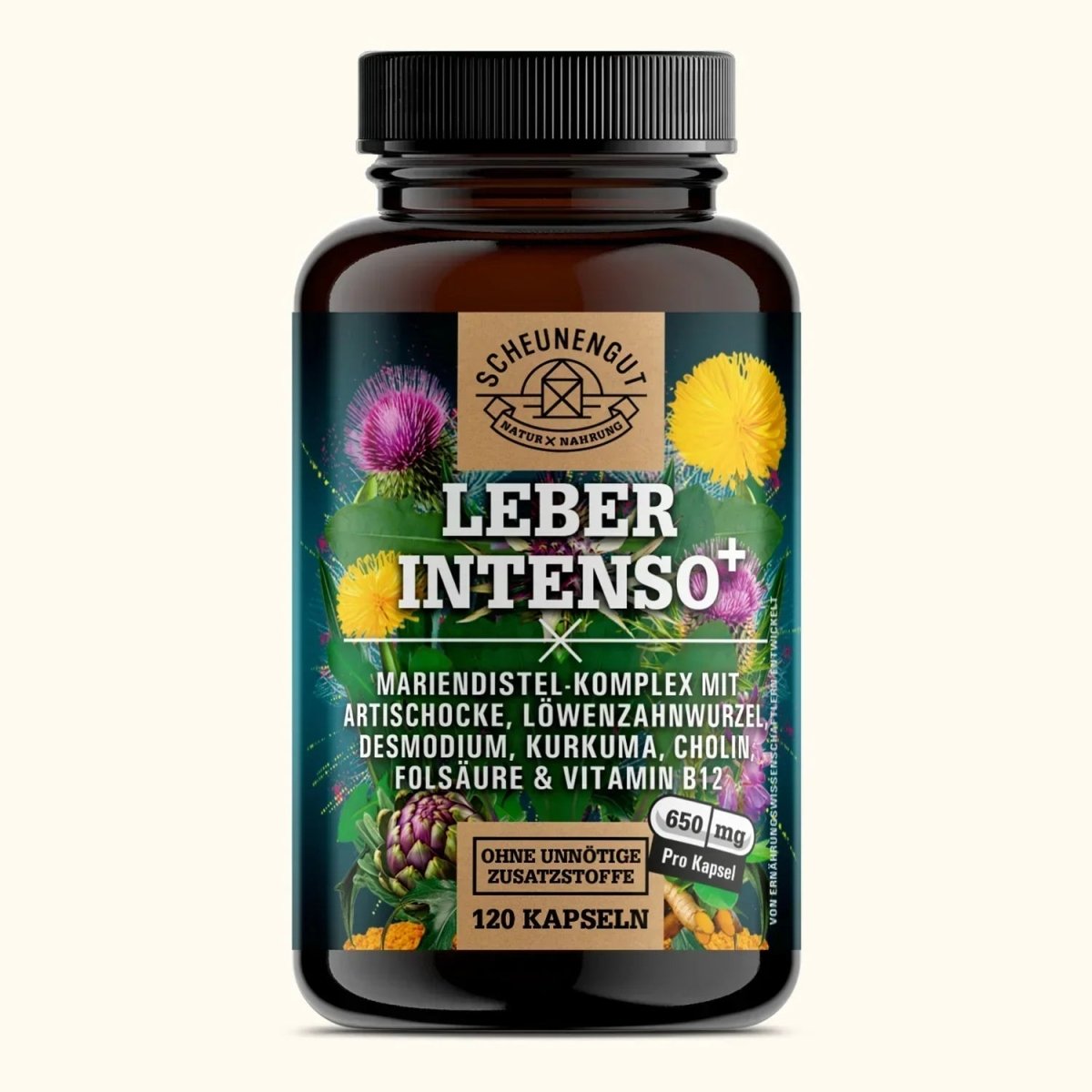 Starker Leber - Komplex mit Cholin, Mariendistel, Artischocke, Kurkuma uvm. Scheunengut - Shop