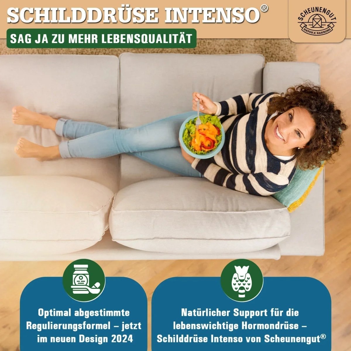 T3 T4 Schilddrüsen Komplex mit Jod, Selen und Thymian Scheunengut - Shop