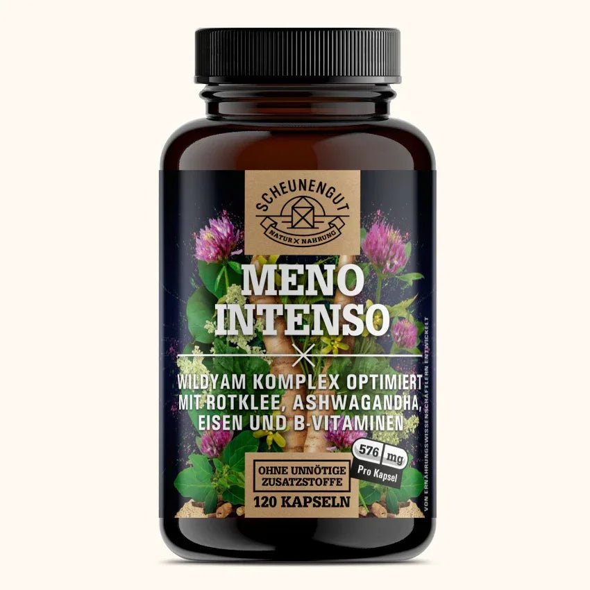 Wechseljahre Komplex mit Yamswurzel, Ashwagandha, Folsäure uvm. Scheunengut - Shop