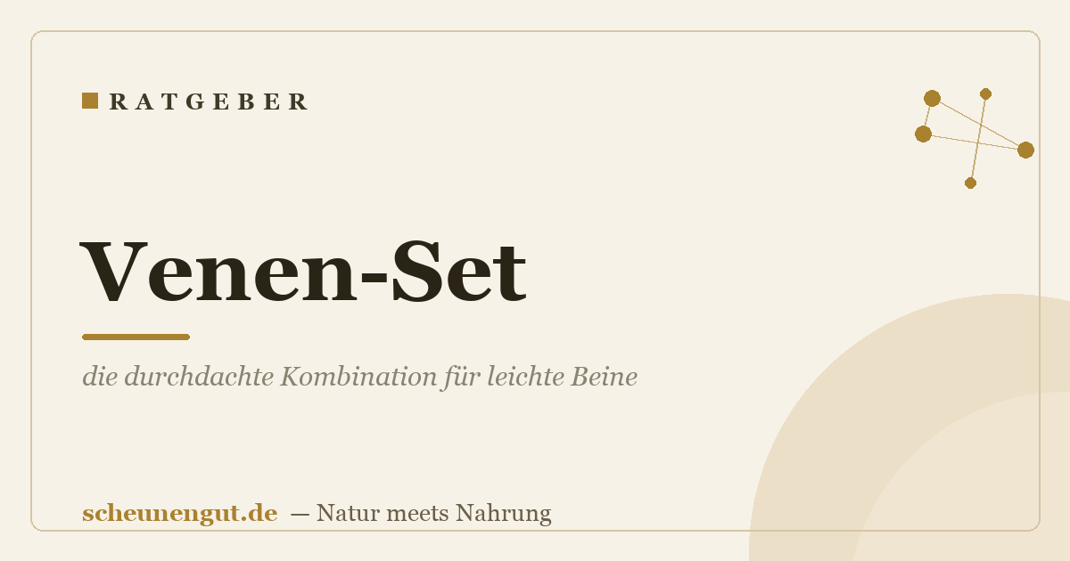 Venen-Set: die durchdachte Kombination für leichte Beine