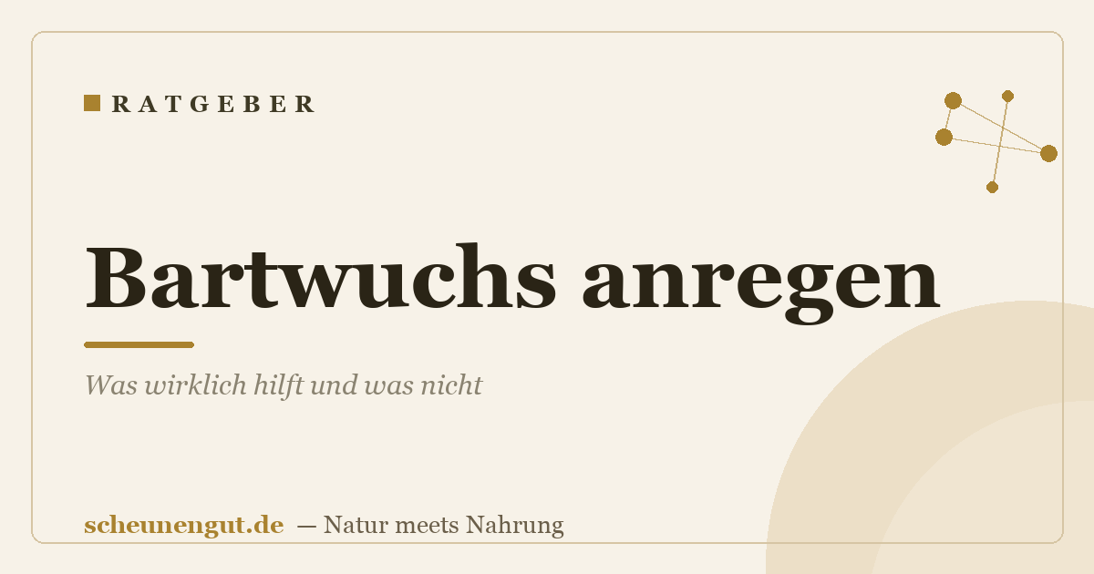 Bartwuchs anregen: Was wirklich hilft und was nicht