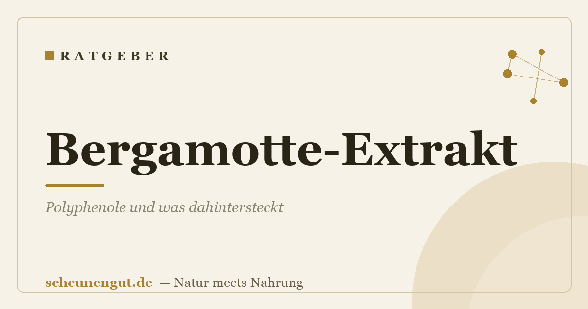 Bergamotte-Extrakt: Polyphenole und was dahintersteckt
