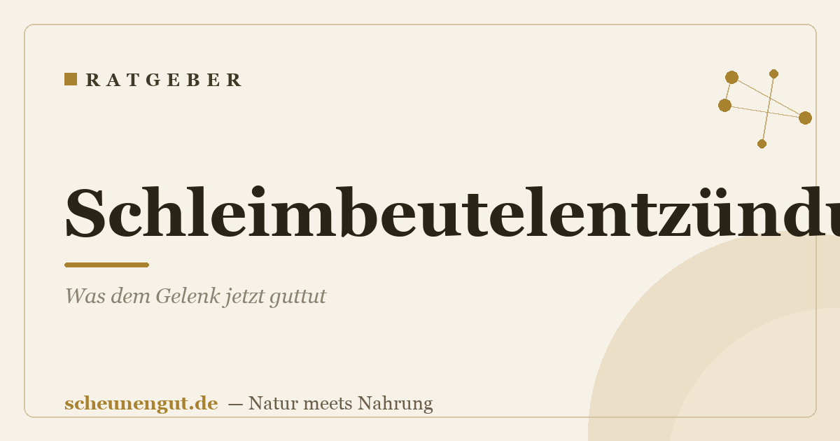 Schleimbeutelentzündung: Was dem Gelenk jetzt guttut