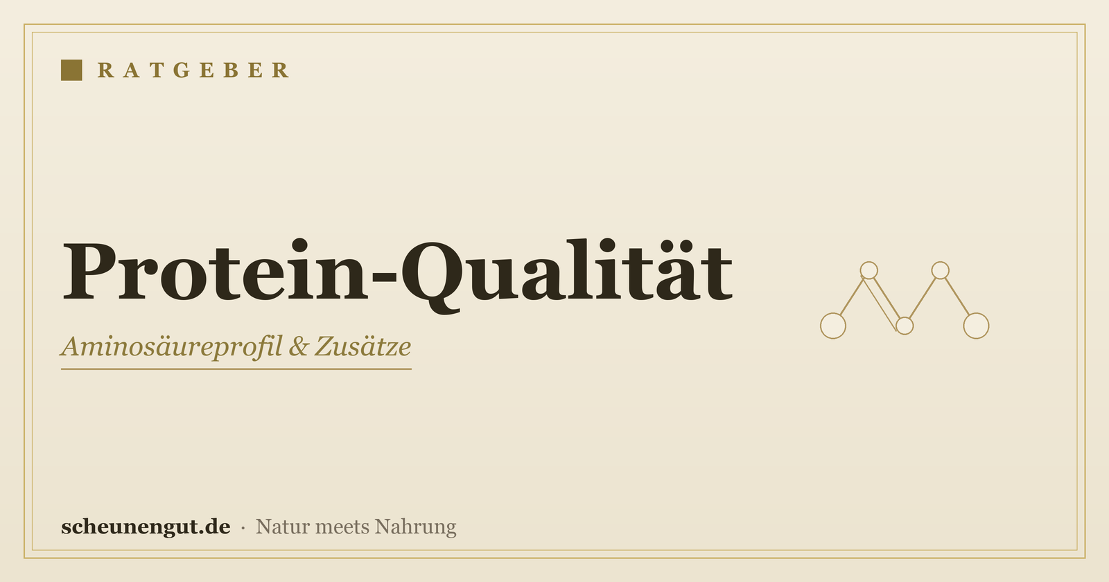 Protein-Pulver-Qualität erkennen – Ratgeber von Scheunengut
