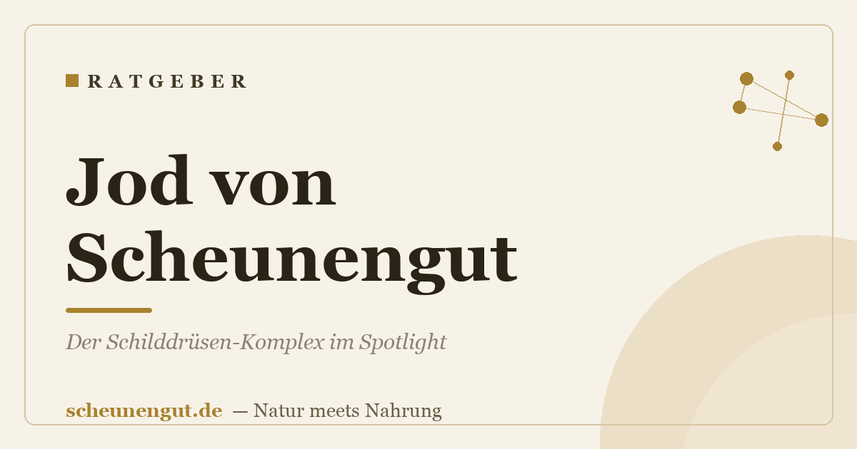 Jod von Scheunengut: Der Schilddrüsen-Komplex im Spotlight