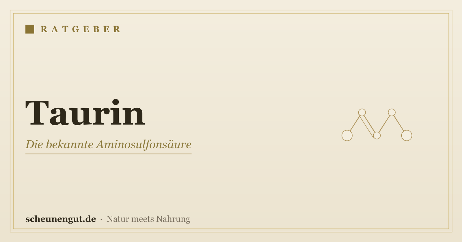 Taurin: Was es ist und wie es verwendet wird – Ratgeber von Scheunengut