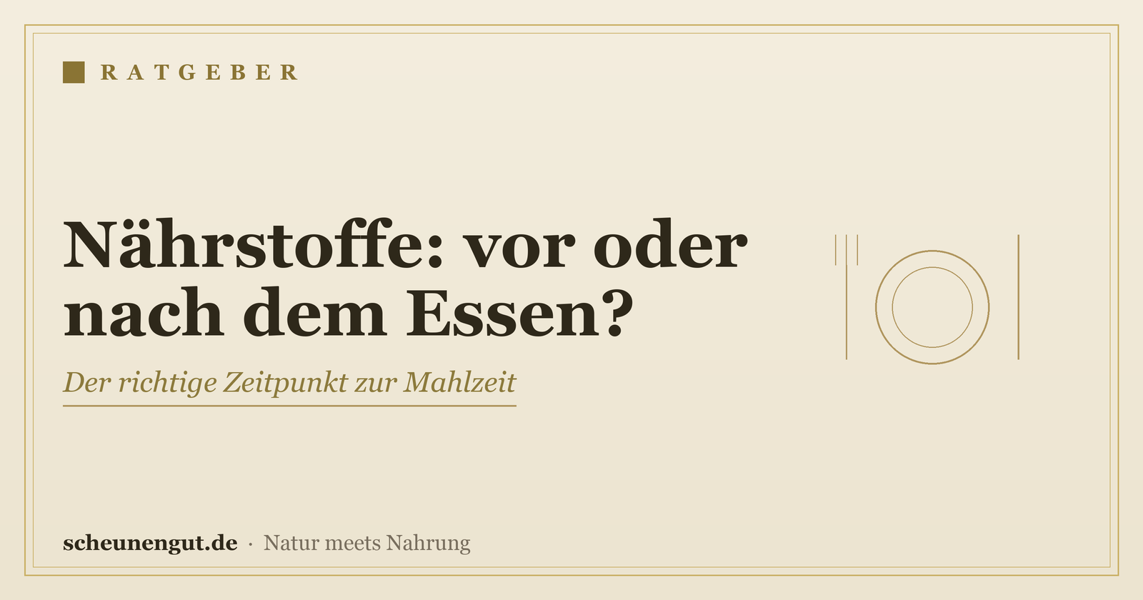 Einnahme-Zeitpunkt – Ratgeber von Scheunengut