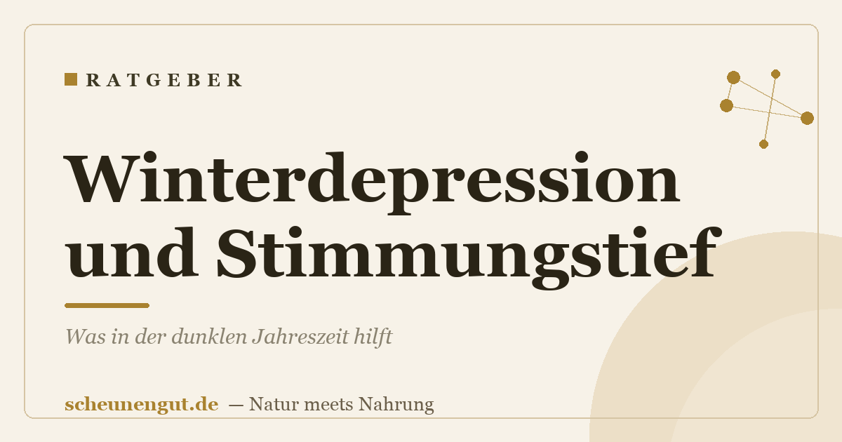 Winterdepression und Stimmungstief: Was in der dunklen Jahreszeit hilft