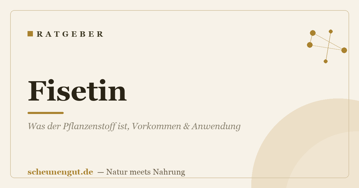Fisetin: Was der Pflanzenstoff ist, Vorkommen & Anwendung