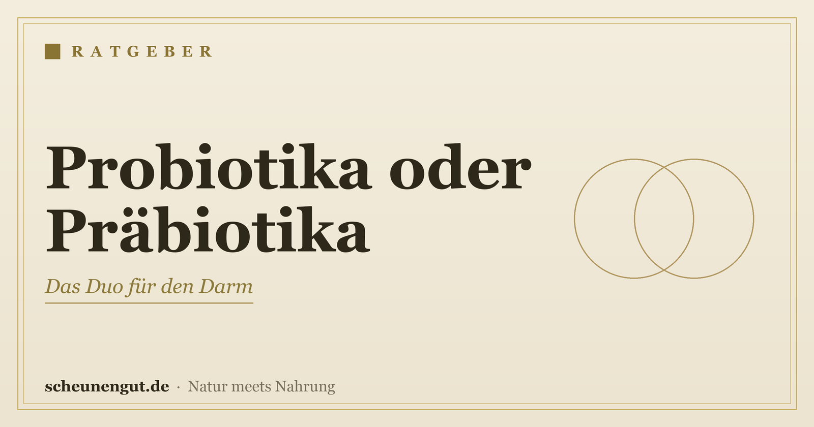 Probiotika oder Präbiotika: Der Unterschied – Ratgeber von Scheunengut