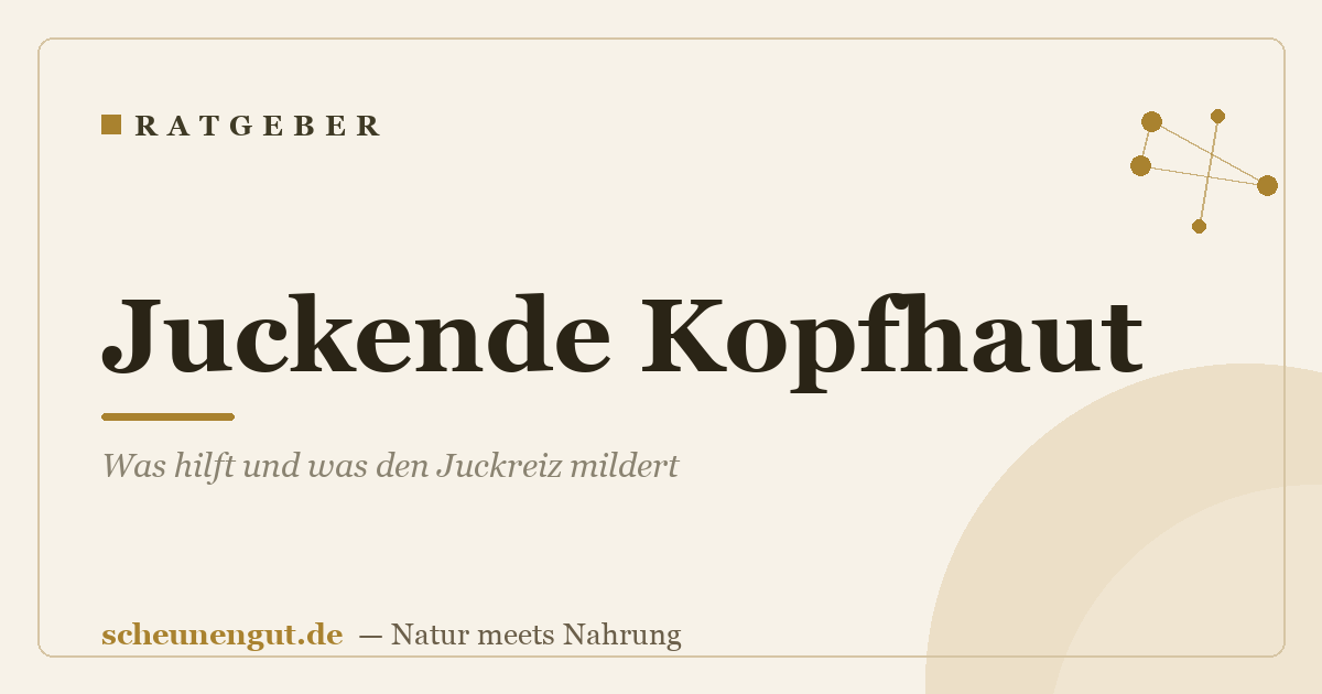 Juckende Kopfhaut: Was hilft und was den Juckreiz mildert