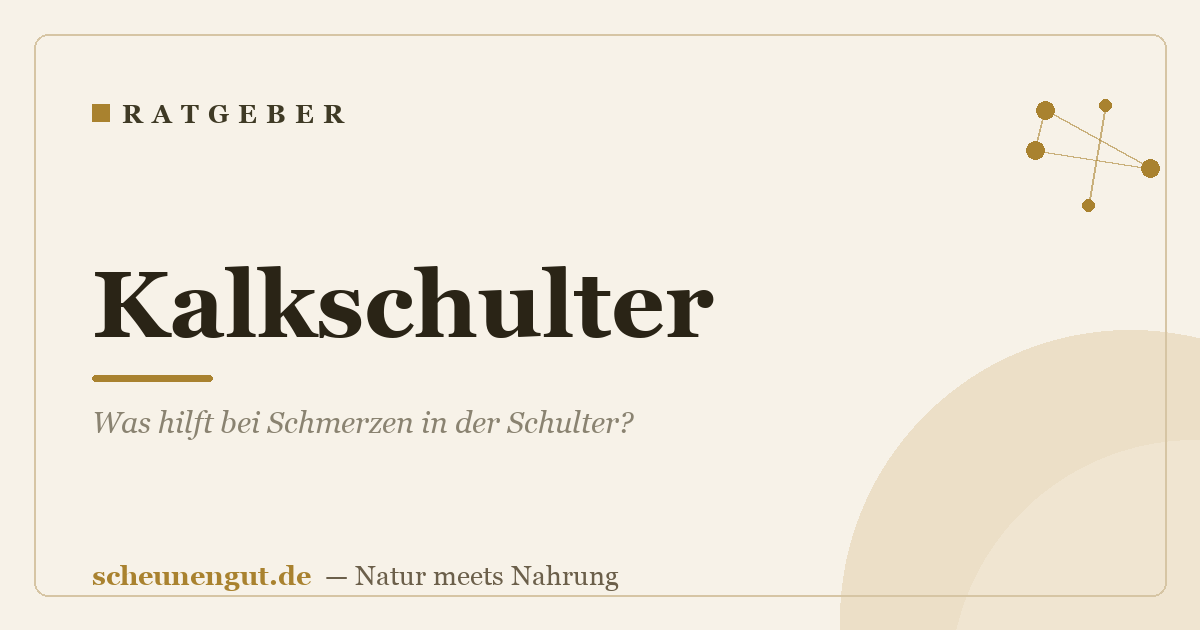 Kalkschulter: Was hilft bei Schmerzen in der Schulter?