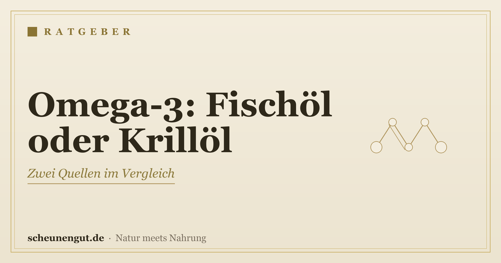 Omega-3: Fischöl oder Krillöl? – Ratgeber von Scheunengut