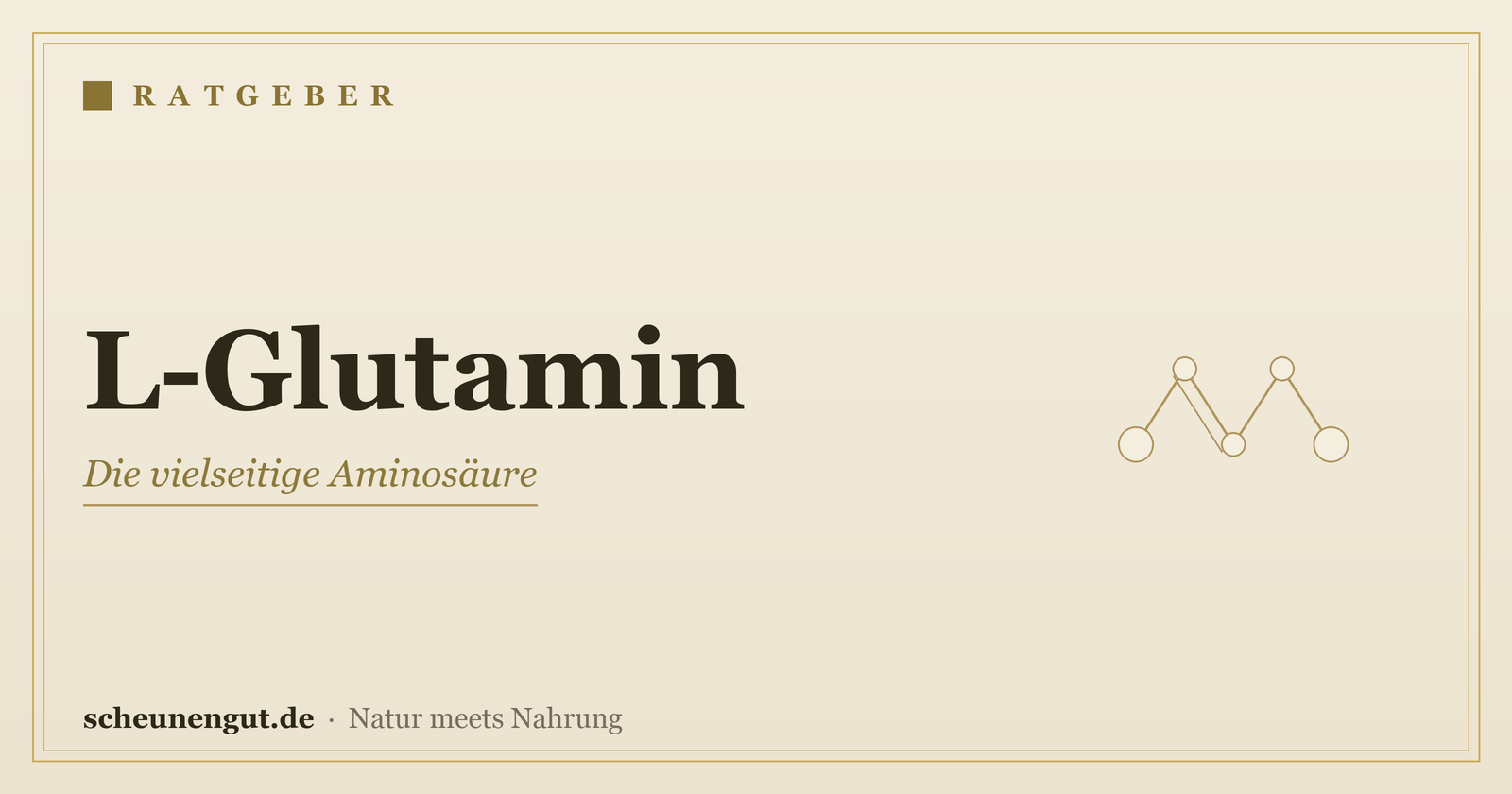 L-Glutamin: Wirkung & Einnahme (Sport, Darm) – Ratgeber von Scheunengut