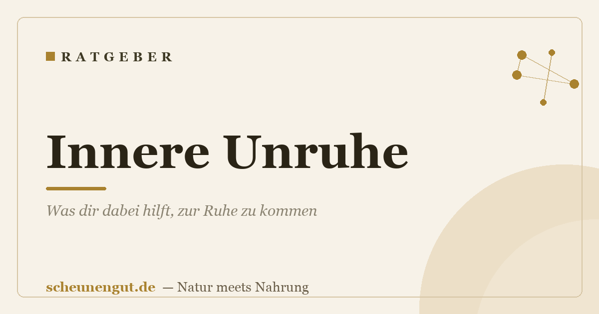 Innere Unruhe: Was dir dabei hilft, zur Ruhe zu kommen