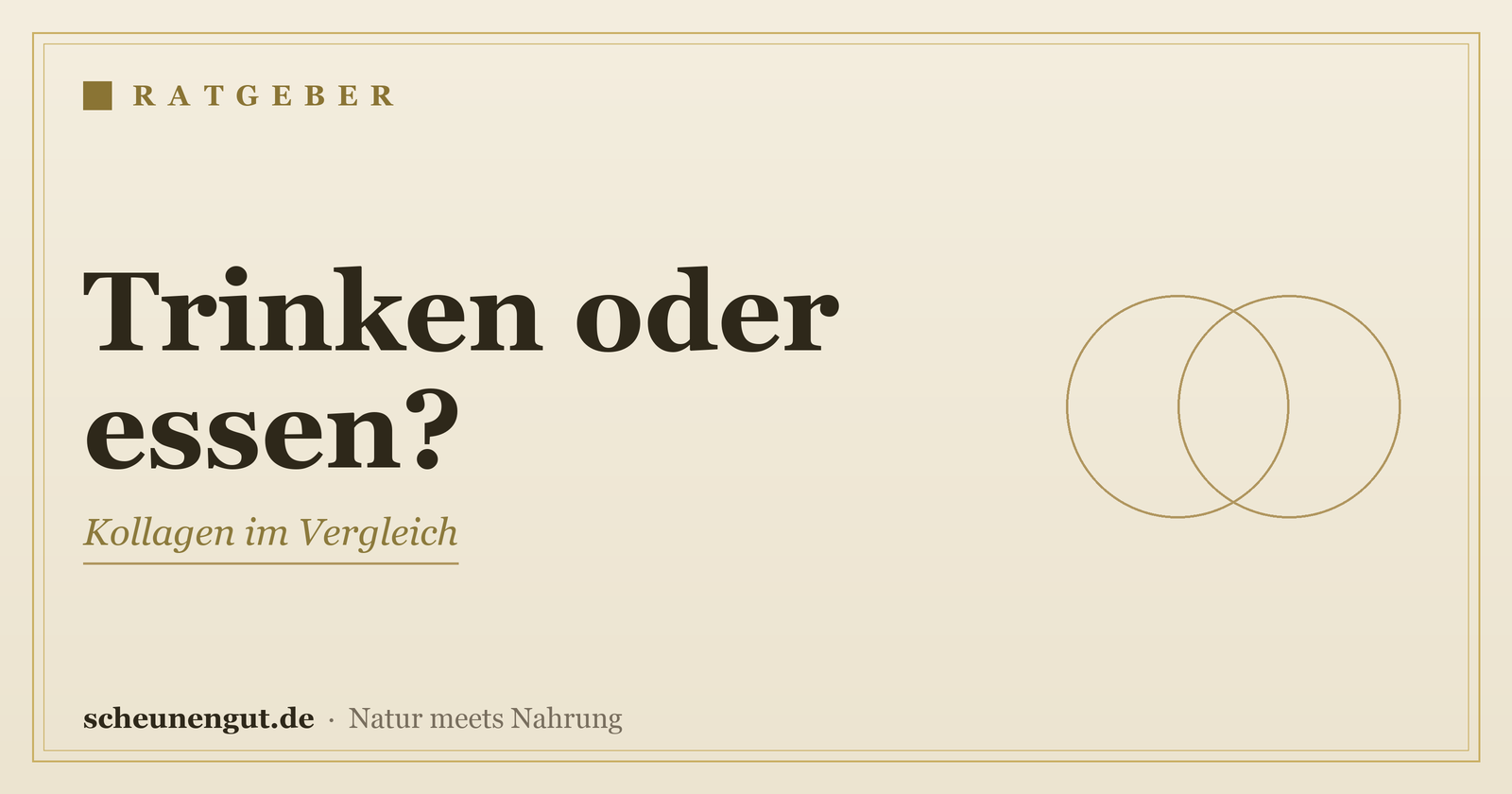 Kollagen trinken oder essen? – Ratgeber von Scheunengut