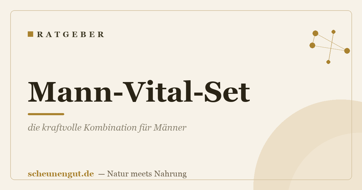 Mann-Vital-Set: die kraftvolle Kombination für Männer