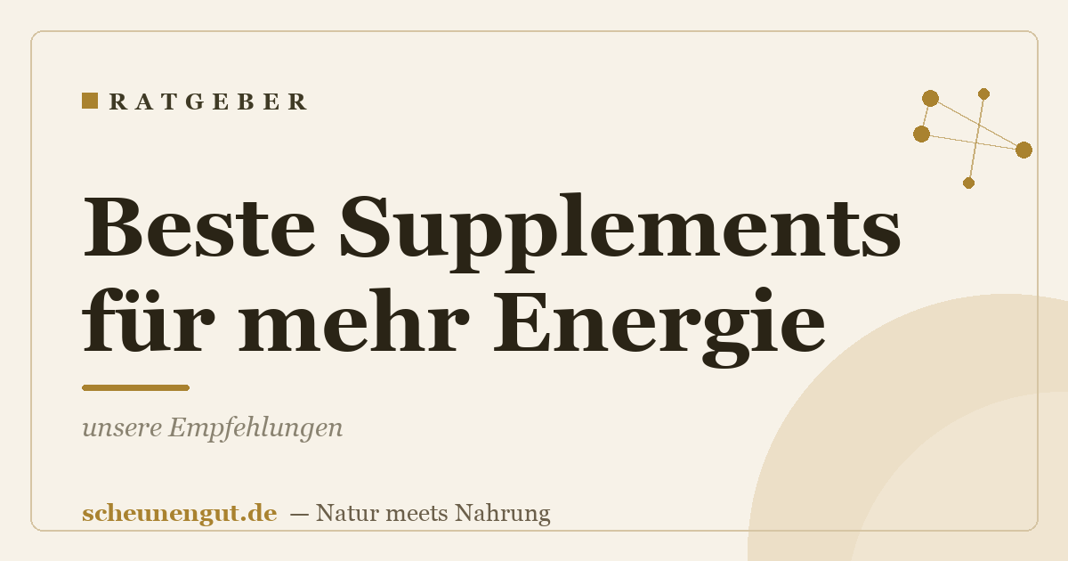 Beste Supplements für mehr Energie: unsere Empfehlungen