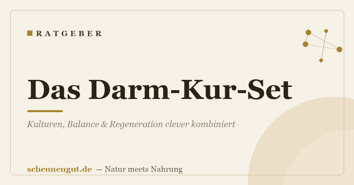 Das Darm-Kur-Set: Kulturen, Balance & Regeneration clever kombiniert