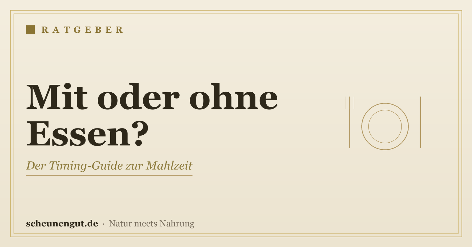 Nahrungsergänzung mit oder ohne Essen einnehmen? – Ratgeber von Scheunengut