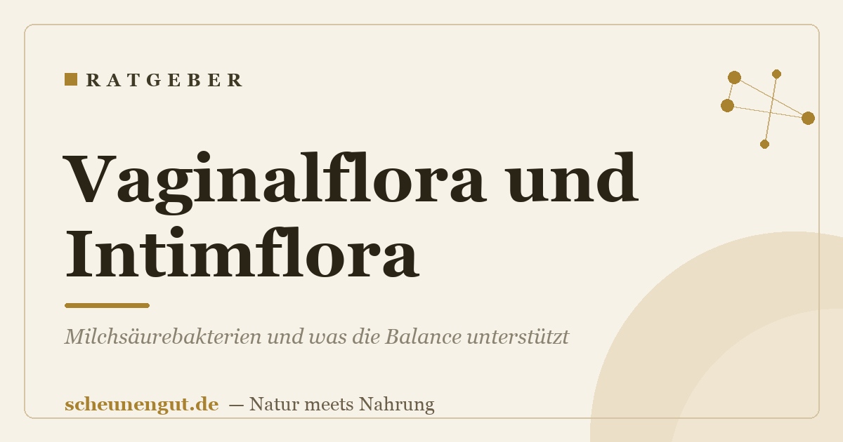 Vaginalflora und Intimflora: Milchsäurebakterien und was die Balance unterstützt