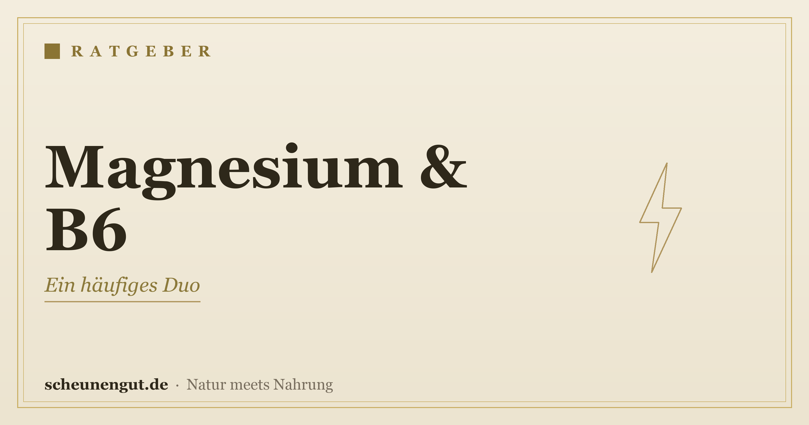 Kann man Magnesium und Vitamin B6 zusammen nehmen? – Ratgeber von Scheunengut