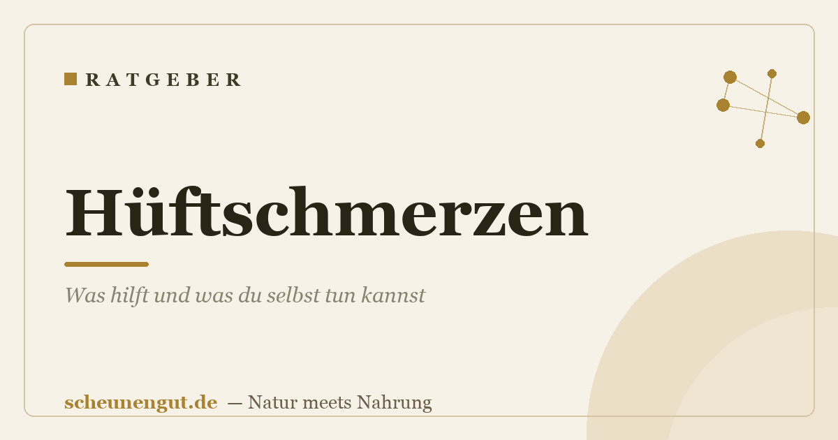 Hüftschmerzen: Was hilft und was du selbst tun kannst