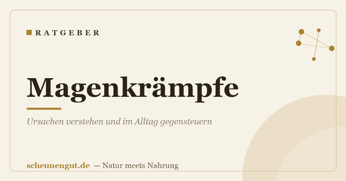 Magenkrämpfe: Ursachen verstehen und im Alltag gegensteuern